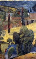 Krajobraz; Płaca, 1906