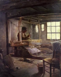 Bretońska tkaczka, 1888