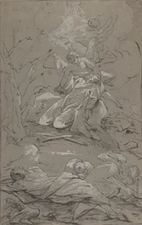 Chrystus w Ogrodzie Getsemani, 1712-62.