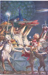 Dajcie nam życzliwych opiekunów, Niebiosa! – co to było?, ilustracja z Burzy, 1908