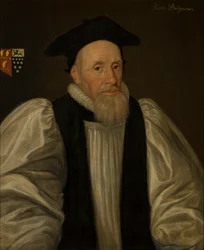 Portret Johna Bridgemana, biskupa Chester (1577-1652), ok. 1597-1621 (olej na płótnie)