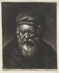 Portret van Thomasa Parra Stary Parr: aeta 152 (tytuł na obiekcie)