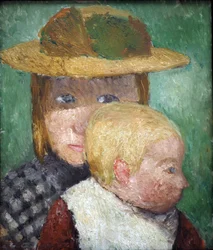 Dzieci w słońcu, ok. 1903 (tempera na tekturze)