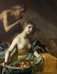 Vertumnus i Pomona, połowa XVII wieku (olej na płótnie)