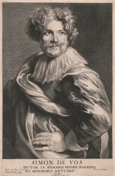 Simon de Vos, malarz dużych i małych postaci ludzkich, Antwerpia