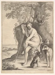 Siedząca figura łowczyni Diany, 1625-77.