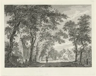 Widok wsi w Driebergen, 1754