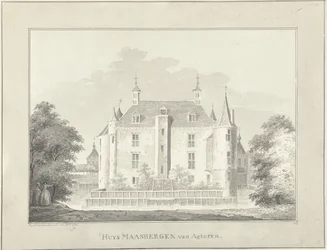 Dom Maarsbergen, od tyłu