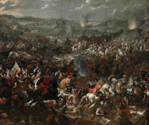 Bitwa pod Wiedniem 12 września 1683, ok. 1683-84 (olej na płótnie)