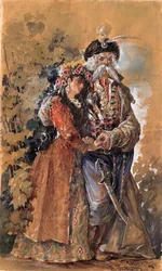 Mazepa z Marią, 1885