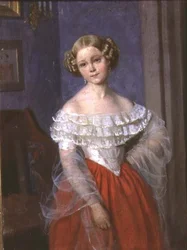 Portret Olgi Iwanowny Demonkali (1840-c.1927) 1851 (olej na płótnie)