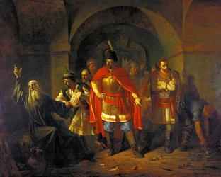 Patriarcha Hermogenes odmawia błogosławieństwa Polakom”, 1860.