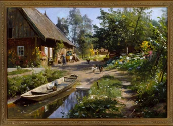 Słoneczny dzień na wsi