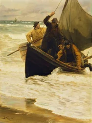 Rybak wracający do domu, Skagen, 1885