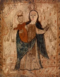 Matki Bożej z Góry Karmel, ok. godz. 1749-1831 (farba wodna na desce)