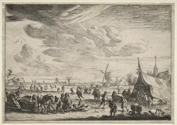 Łyżwiarze.