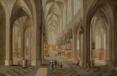Katedra w Antwerpii, ok. 16501655.