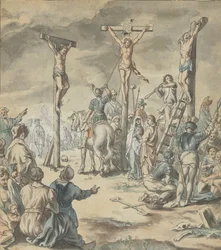 Ukrzyżowanie Chrystusa, koniec XVIII wieku.