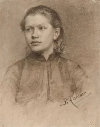 Portret młodej kobiety