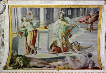 Ulisses i Circe, ok. 1550 (fresk)