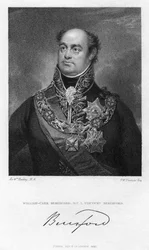 William Beresford, 1. wicehrabia Beresford, brytyjski żołnierz i polityk, 1830.