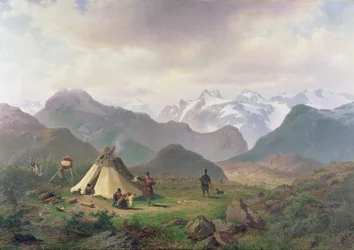 Motyw z Kvikkjokk, 1862