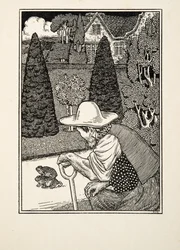 Wierny towarzysz, ze „Stu anegdot zwierząt”, wyd. 1924