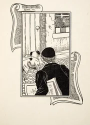Dziennikarz nadzwyczajny, z „Stu anegdot zwierząt”, wyd. 1924