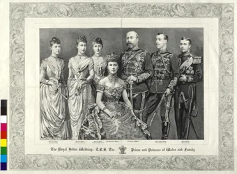 Późniejszy król Anglii Brytyjska rodzina królewska 1888