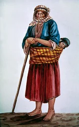 Wieśniaczka (wc na papierze)