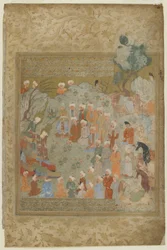 Mahomet odprawił ceremonie hadżdż i ostrzegł uczniów przed swoją śmiercią, 1571-72