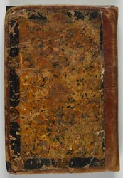 Oryginalna oprawa z S1986.44.1, prawdopodobnie Tabriz, Iran, okres Safavid, 1549-50 (nieprzezroczysta akwarela i lakier)