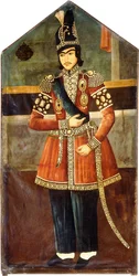 Portret F. Nasir al-Din Shah, ok. 1850