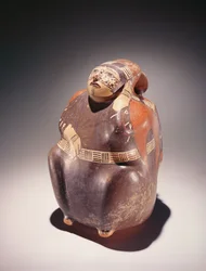 Garncarski zbieracz kakao, kultura Nazca (ceramika)