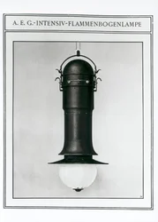 Intensywna lampa łukowa płomieniowa AEG