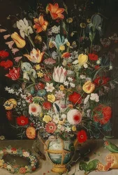 Wazon kwiatów. około 1620