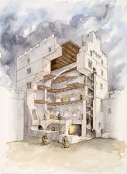 Zamek Norham, połowa XV wieku, 1990-2010