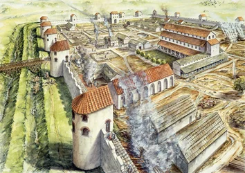 Zamek Portchester, AD345, c1990-2010