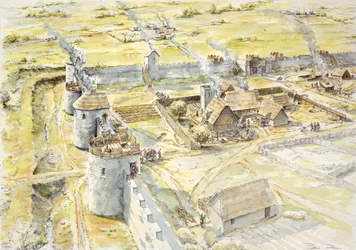 Zamek Portchester, koniec X wieku, ok. 1990-2010