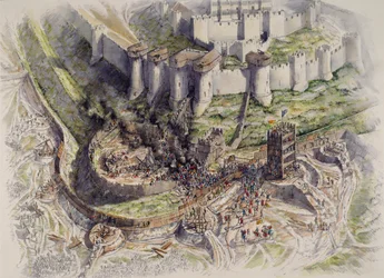 Oblężenie zamku Dover, Kent, 1216 c1995-c2006.