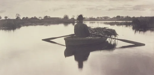 Rowing Home the Schoof-Stuff, Life and Landscape na Norfolk Broads, 1886