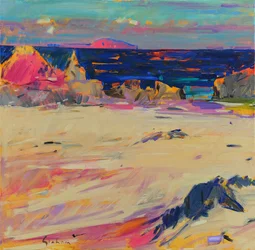 Cathedral Rock, Iona, 2022 (olej)