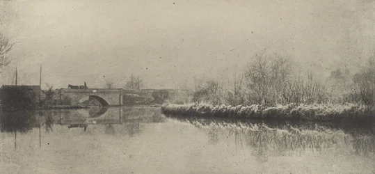 Mroźny poranek w Coltishall, 1890-1891, wydrukowany w 1893 r.