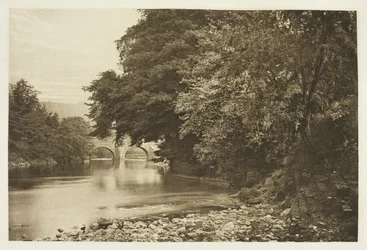 Rowsley Bridge, na rzece Derwent