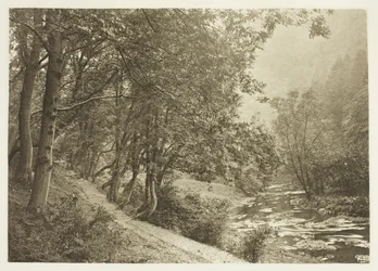 Ścieżka nad The First Brae, Dove Dale