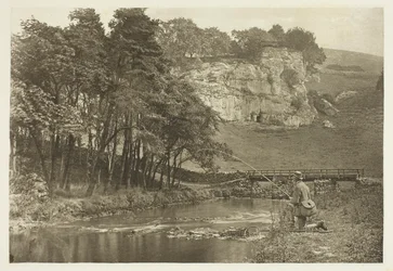 Most Wolfscote i skała Franklyn, Beresford Dale