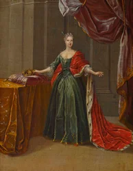 Portret księżnej Marii Antonii Bawarskiej 1724-1780, elektorki saskiej.