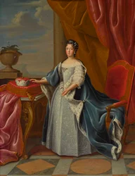Portret Teresy Kunegundy Sobieskiej 1676-1730, elektorki Bawarii.