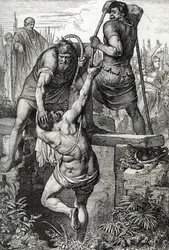 Cesarz bizantyjski Zenon (425-491) powrócił do Konstantynopola, kazał uzurpatorowi Flaviusowi Basiliscusowi (Bazyliszkowi) zamknąć się wraz z rodziną, 477 (zmarły Basiliscus zamknięty w suchej cysternie, aby umrzeć z narażenia, przez rzymskiego cesarza Zen