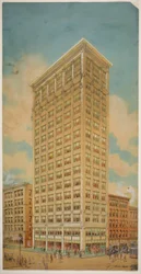 Wieżowiec Szkoły Prairie, Chicago, Illinois, Perspektywa